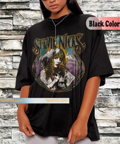 Stevie Nicks Acid Wash Oversized shirt |…