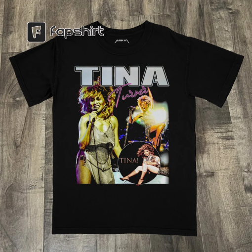 Tina Turner Bootleg Style Tee – Tina ! Pop Bootleg T Shirt – Vintage Style Tina Turner Shirt