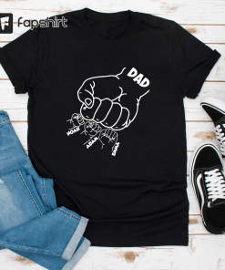 Father’s Day Family Fist Bump Shirt, Personalized…