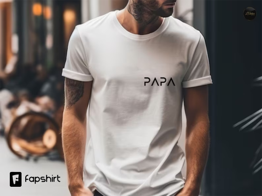 Personalised Papa Sweatshirt, Dad T-Shirt, Father’s Day Gift, Custom Name Papa Hoodie, Pregnancy Announcement, New Dad Gift, Dad To Be Gifts