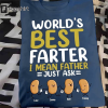 I Am Their Father Personalized Shirt, Custom Dad Shirt With Kids Names, Father Shirt, Gift For Dad, Personalized Fathers Day Shirt