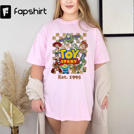 Vintage Toy Story Est 1995 Comfort Colors® Shirt, Disney Toy Story Shirt, Disney Friends Shirt, Disney World Shirt, Disney Family Shirt