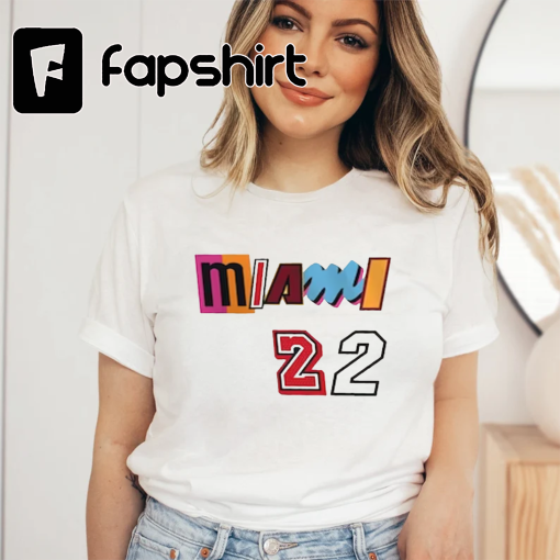 Butler 22-Jimmy Miami T-Shirt-classic t-shirt-Cotton T-Shirt-Name & Number T-Shirt