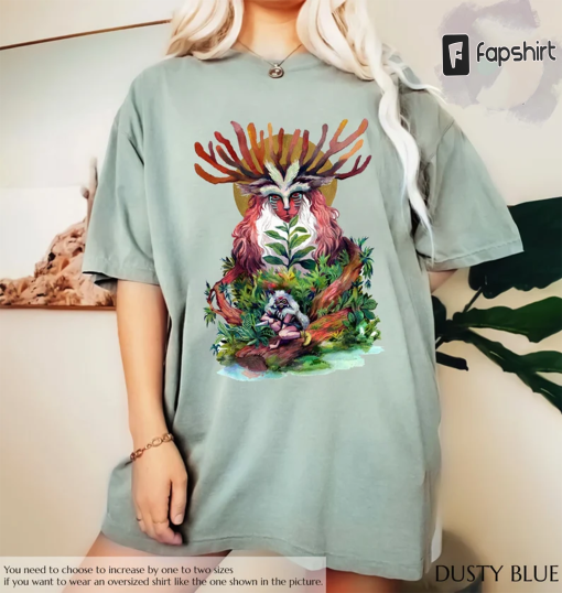 Forest Spirit, Princess Mononoke Shirt, Ghibli T-Shirt, Hayao Miyazaki, Studio Ghibli Gift, Mononoke Shirt Shirt, Ghibli Cartoon Shirt