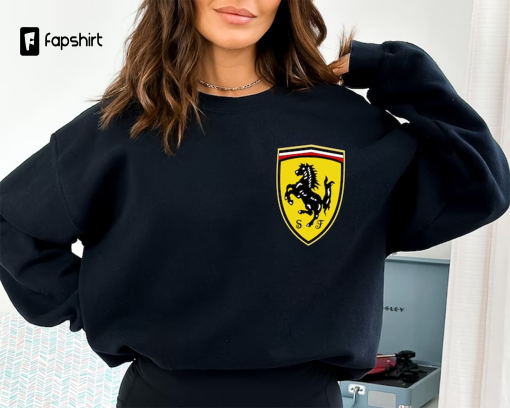 Scuderia Ferrari Logo Sweatshirt, Scuderia Ferrari Sweatshirt, Scuderia Ferrari Hoodie