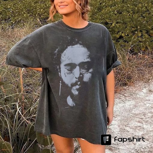 Post Malone Vintage Graphic Shirt, Post Malone Shirt, Post Malone Merch, Post Malone Graphic Tee