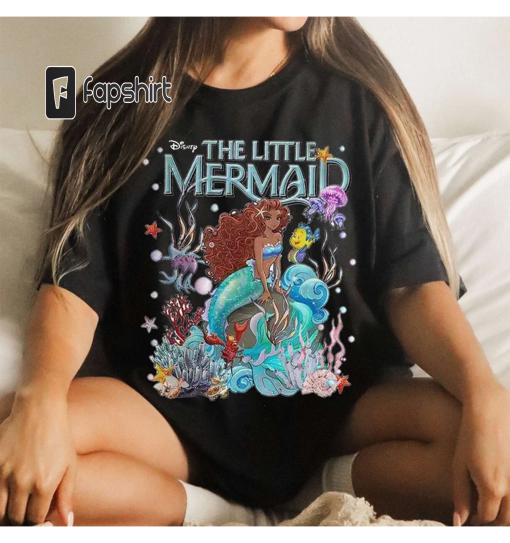 Vintage Little Mermaid Shirt, Little Mermaid Ariel Shirt, Ariel Shirt, Princess Shirts, Gifts for Her, Disney Princess Shirts, Disney Shirts