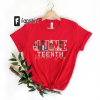 Juneteenth Heart Shirt,Juneteenth shirt women,Black Culture, Black History,Black Lives Matter Tee,Melanin T-Shirt,Black Girl, Free-ish Shirt