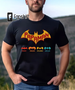 Papaman Personalized Shirt With Names, Happy Father’s…