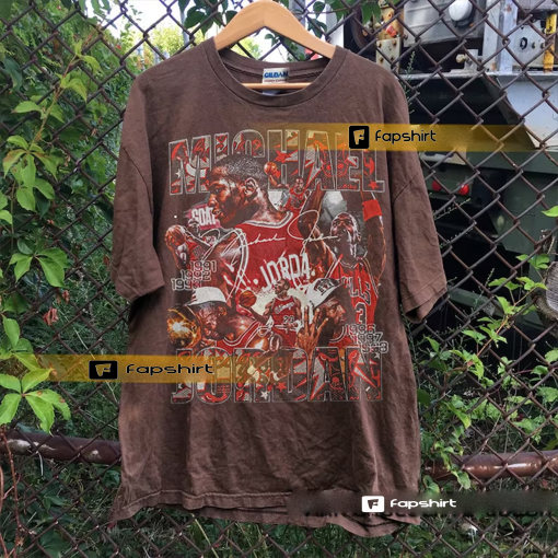 Vintage Bootleg Inspired Tee | Michael Jordan Vintage T-shirt | Vintage Wash T shirt