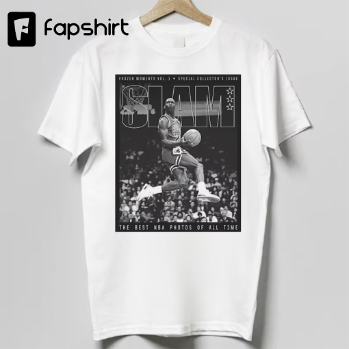 Michael Jordan Vintage T-Shirt, MJ dunk SLAM graphic, NBA Fan Shirt, Gift for Him or Her