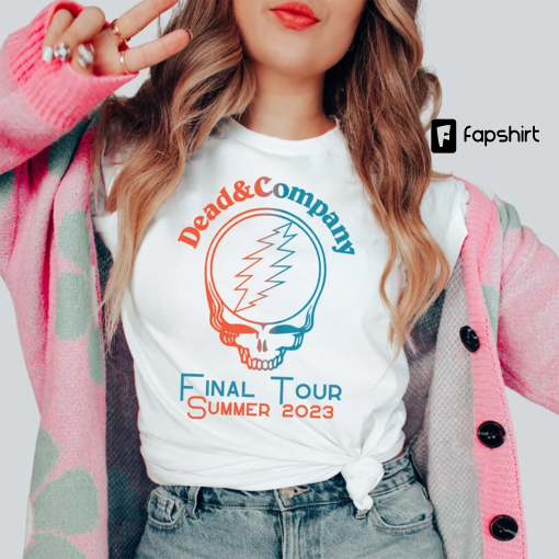 Unisex Jersey Short Sleeve Tee Featuring Dead & Company Steal Your Face Summer Tour 2023 Final Tour