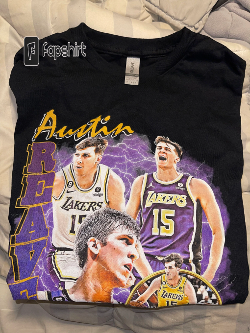 Austin Reaves Shirt, Basketball shirt, Classic 90s Graphic Tee, Unisex, Vintage Bootleg, Gift, Retro