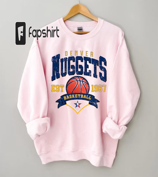 Denver Sweatshirt, Nuggets Sweater, Nuggets Shirt, Basketball Fan Shirt, Basketball Sweatshirt, DN Sweat, Champion Nuggets Shirt