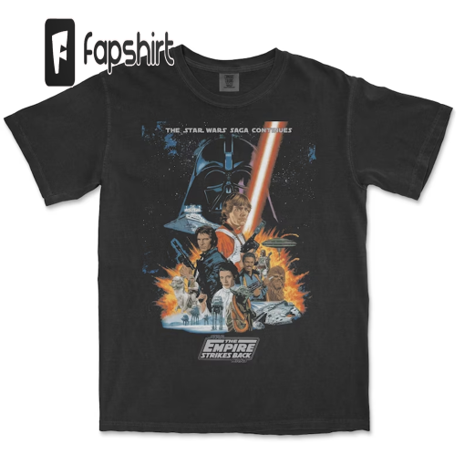 Star Wars Shirt, Empire Strikes Back, Comfort Colors Shirt, Vintage Style Shirt, (Not Vintage)