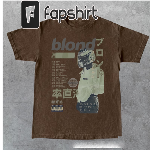 Frank Ocean Blond Album T-Shirt , Frank Blond Vintage 90s Style Graphic Shirt , Blond Shirt , Frank Ocean Merch | Cute Fan Gift Frank Ocean