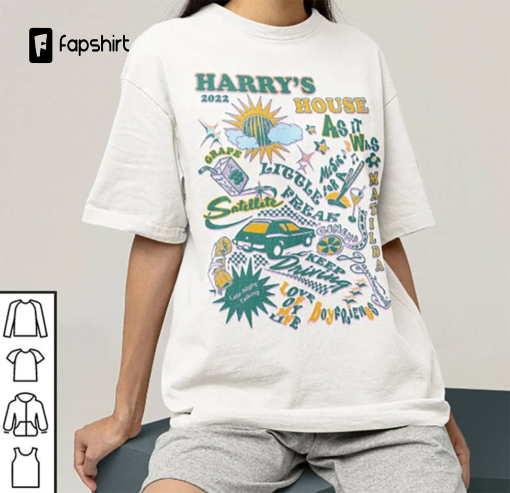 Harrys House Fan Gift Track List Tee Love on Tour 2022 Shirt Cute , 2022 New Album Gift for men women family t-shirt, hoodie, sweatshirt