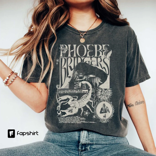 Comfort Colors Phoebe Bridgers Punisher Merch I Know The End Lyric Tee Vintage Retro Reunion Tour Indie Rock Aesthetic Band Crewneck