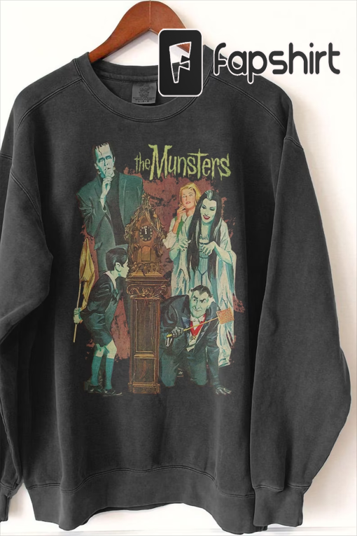 The Munster Tshirt, Halloween Shirt, Frankenstein Tee, The Munster Tv Series, Horror Movie Shirts, Halloween Party, Hoodie, Sweatshirt, Gift