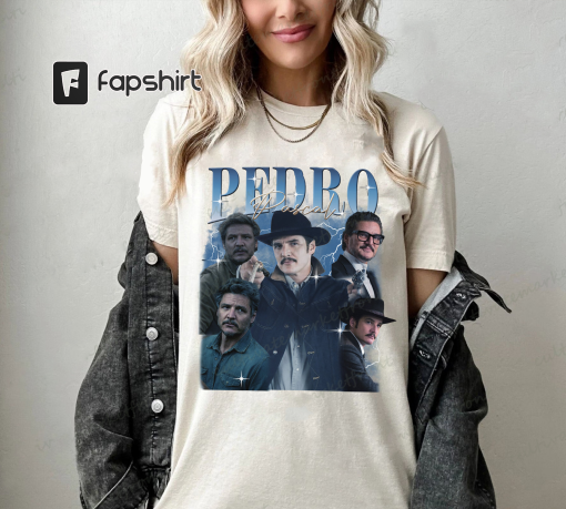 Retro Pedro Pascal Shirts, Limited Pedro Pascal Vintage Shirt, Agent Whiskey Pascal Shirt, Joel Miller, Javier Peña, Pedro Daddy Tee