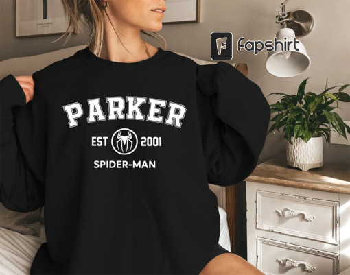 Spider-man Sweatshirt, Parker 2001 Sweatshirt, Peter Parker, Avengers Team Shirt, Spiderman Party, Superhero Shirt, Marvel Sweatshirt