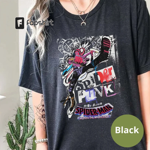 Retro Spider Punk Comfort Colors Shirt, Spider-Man Across the Spider-Verse Shirt, Spider-Man 2023 Shirt, Marvel Shirt, Marvel Fan Gift