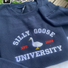 Silly Gang Embroidered Sweatshirt, Silly Goose Sweatshirt, Silly Goose on The Loose , Embroidered Gift