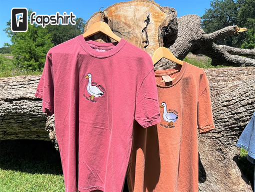 Embroidered Silly Goose Comfort Colors T-Shirt | Silly Goose on the Loose Shirt | Comfort Colors Cozy Tees | Unisex Goose Shirt | Funny Tees