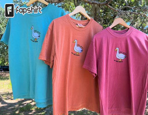 Embroidered Silly Goose Comfort Colors T-Shirt | Silly Goose on the Loose Shirt | Comfort Colors Cozy Tees | Unisex Goose Shirt | Funny Tees