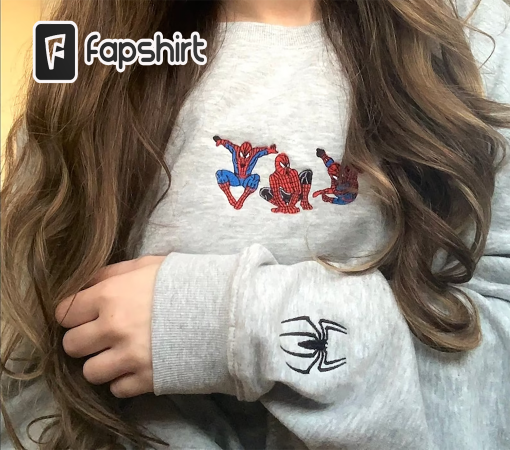 Spiderman Unisex No Way Home Embroidered Sweater/Hoodie