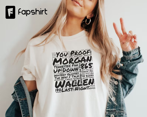 Morgan Wallen t-shirt Comfort Colors Morgan Wallen Merch Morgan Wallen Outfit Morgan Wallen gift for fan Morgan Wallen apparel tee shirt