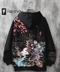 Japanese Harajuku Style Hoodies, Streetwear Oversized Hoodie,…