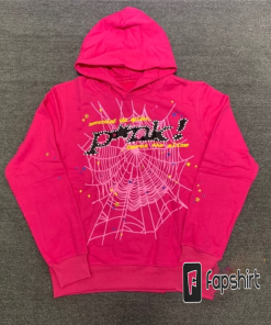 Young Thug Pink Sp5der 555555 Hoodie Men…