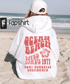 Ocean Beach Hoodie Aesthetic Hoodie Tumblr Sweatshirt…