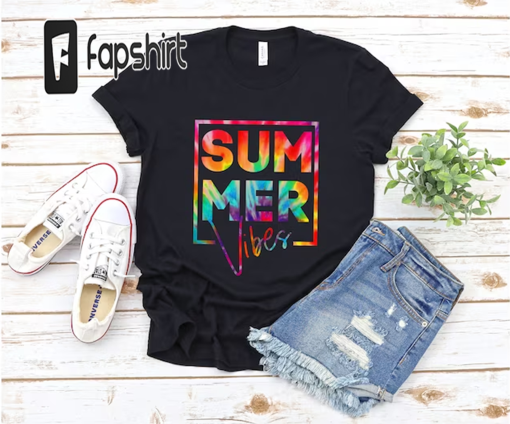 Summer Vibes Shirt, Summer Shirt, Summer Vibes, Vacation Shirt, Summer Tee, Summer Vacation Tee, Fun Summer Shirt, Summer Tee, Beach shirts