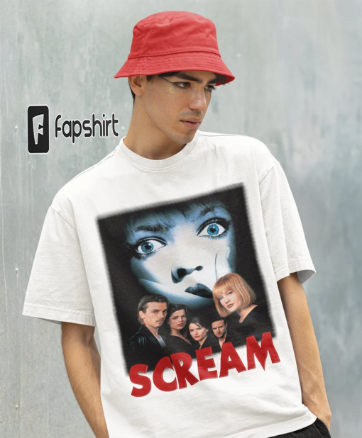 Retro Drew Barrymore Scream Shirt -retro scream movie shirt,scream movie sweatshirt,scream crewneck,90s movie tshirts,stu macher shirt