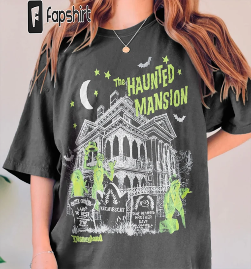 Disneyland the Haunted Mansion Tshirt, Halloween Shirt, Haunted Mansion Tee, Halloween Gifts, Retro Halloween Hoodie, Crewneck Sweatshirt