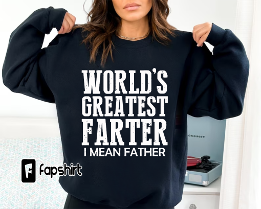 Dad Shirt Gifts for Dads Fathers Day World’s Best Farter Funny T Shirts for Men