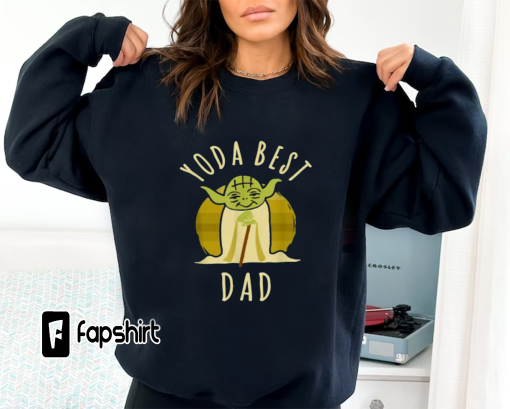 Yoda Best Dad Cartoon Yoda T-Shirt