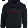 Embroidered Anime Hoodie (Adult Unisex) (Optional Fox Design On Sleeve)