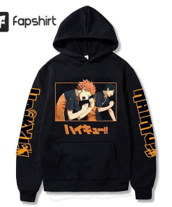 Karasuno Hoodie Hinata Shoyo Cosplay Sweatshirt Pullover…