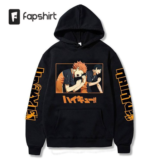 Karasuno Hoodie Hinata Shoyo Cosplay Sweatshirt Pullover Jersey Hooded Sweater