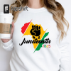 Juneteenth Vibes shirt, Juneteenth Shirt, Juneteenth 1865 shirt, Free-ish shirt, Black Woman shirt, Melanin shirt