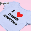 I Love Cowboys Crop Top | Funny Crop Top | Y2K Clothing | Graphic Shirt | Cute Gift | Gift for Girlfriend | Crop Top | Y2K Baby Tee