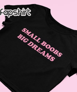 Small Boobs Big Dreams Crop Top |…