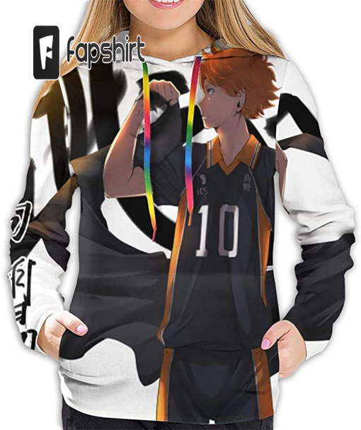 Anime Inspired All over Print, Machine Embroidery Design, Matching All over Print hoodie