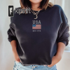 AMERICAN FLAG EMBROIDER sweatshirt