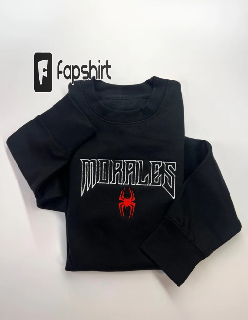 Embroidered Miles Morales Crewneck