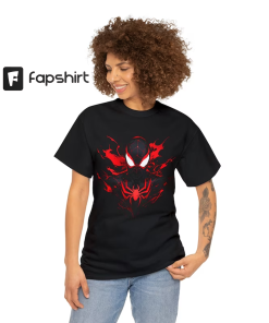 Spider-Man Miles Morales Spiderverse T-Shirt, Marvel Lovers,…