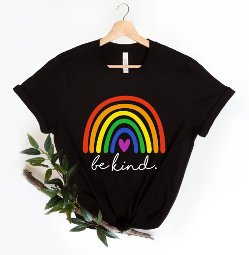 Be Kind Sign Language Shirt, Be Kind Shirt, LGBT Pride Shirt, Be Kind Rainbow Shirt, Inspirational Shirt, Kindness Shirt, Equality Shirt